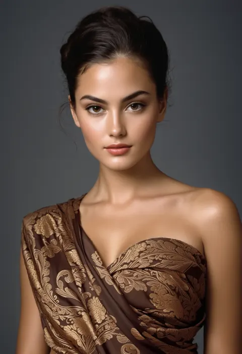 Girl Indonesian Batik Outfit