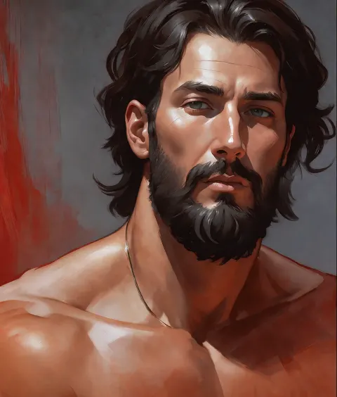 Adam Biblical Gospel Painting