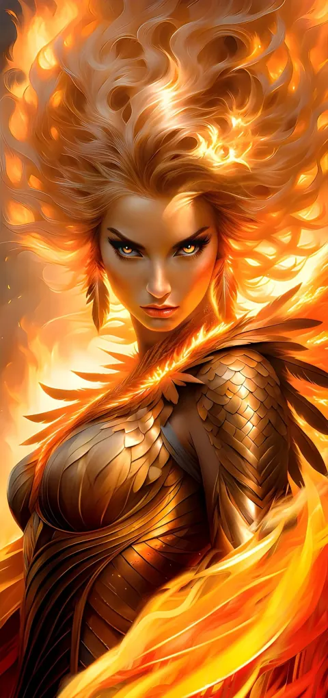 Firebird Gold Fantasy Girl