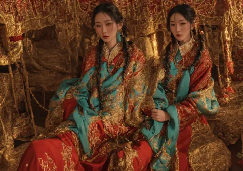Mongolian Woman Traditional