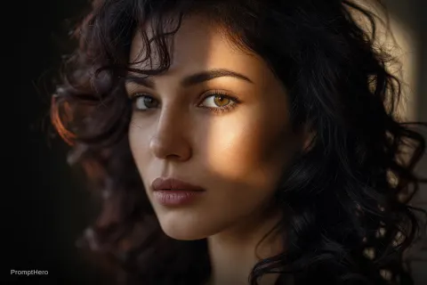 Cinematic Woman Portrait