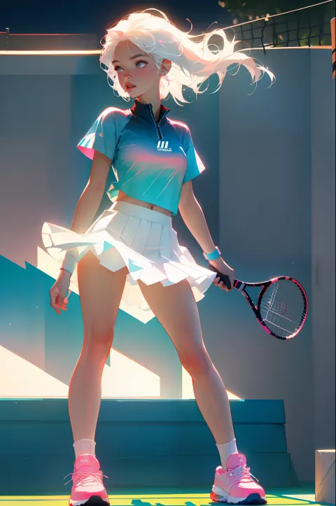 Young Tennis Girl