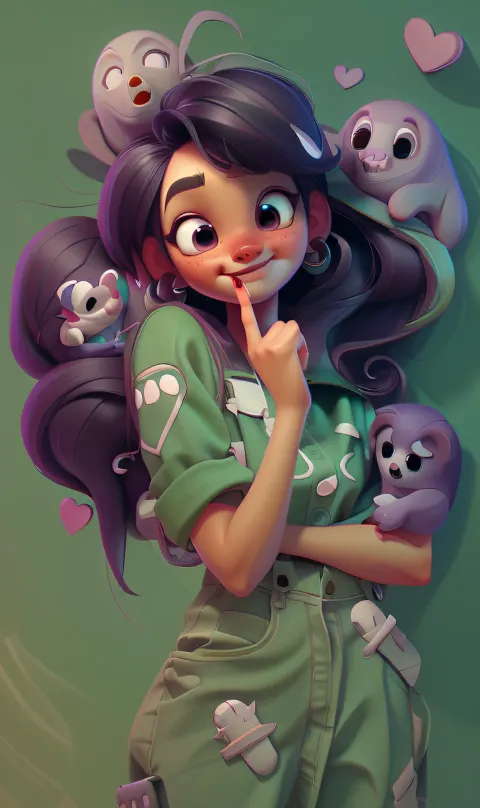 Cartoon Character Skulls