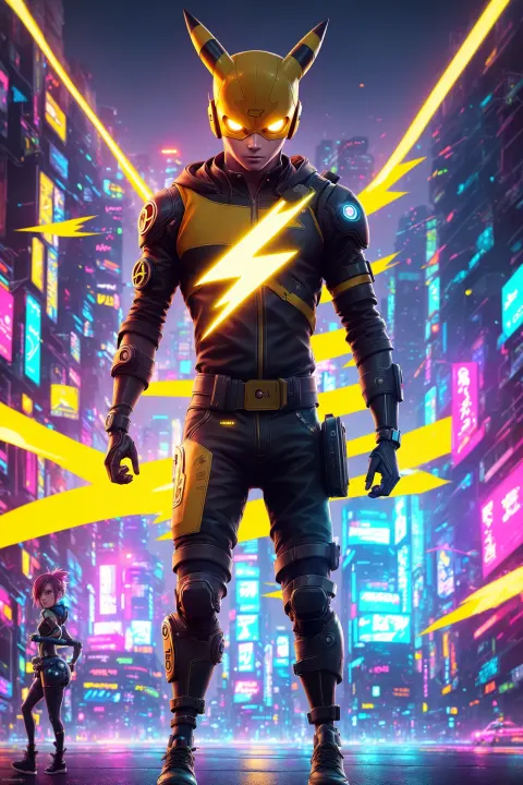 Pikachu Cyberpunk Active