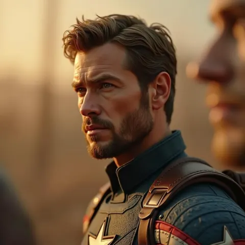Chris Hemsworth as Claymation Captain America