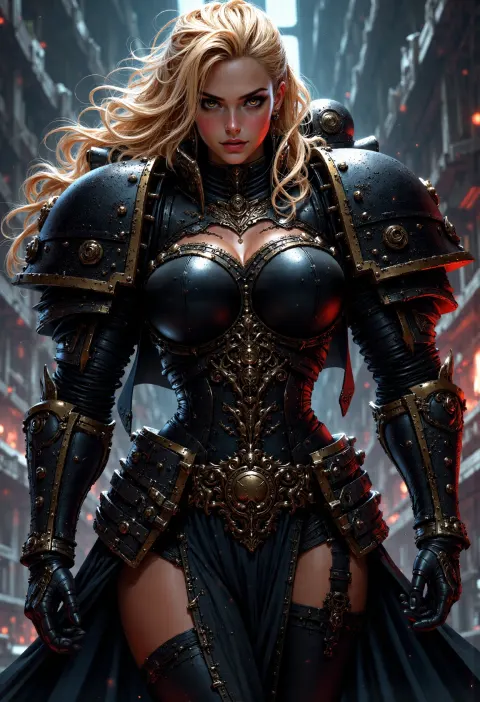 Space Marine Armored Woman