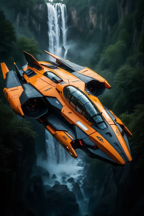 Futuristic Military Jet