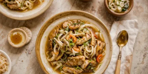 Teriyaki Chicken Noodle Soup
