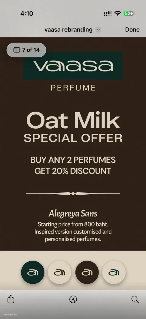 Vaasa Perfume Shop Poster