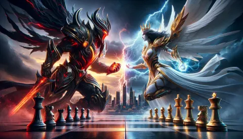 Chess Battle Elemental Powers