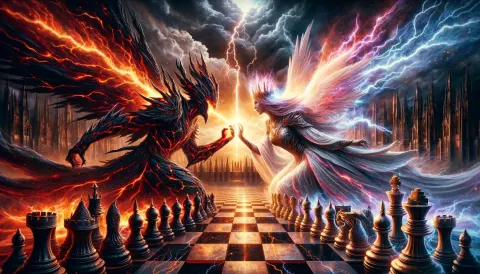 Divine Knight Queen Battle