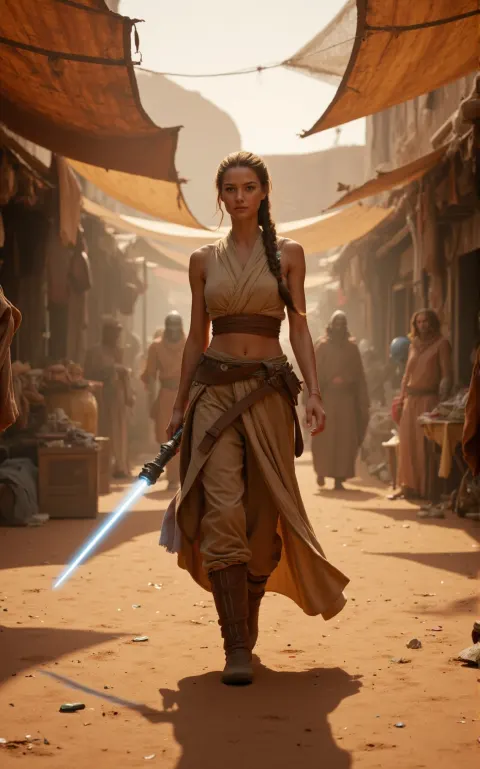 Desert Jedi Market Tatooine Planet