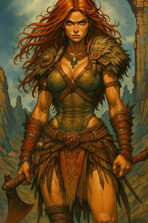 Comic Grimdark Character