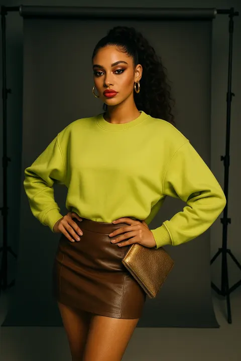 Fashion Editorial Streetwear Glam Portrait
