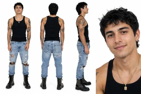 Man Tank Top Tattoos