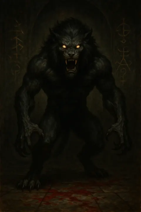 Beast Lion Dark Fantasy