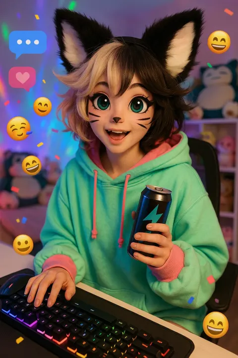 Cosplay Gamer Streamer LED Setup