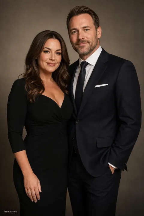 British Couple Studio Portrait