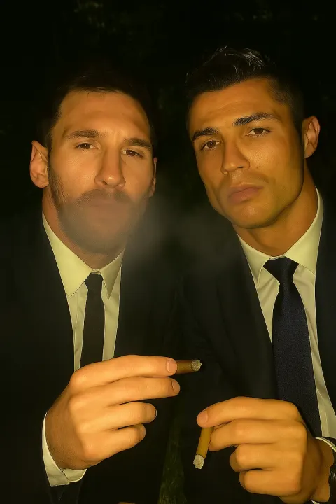 Casual Selfie Friends Smoke