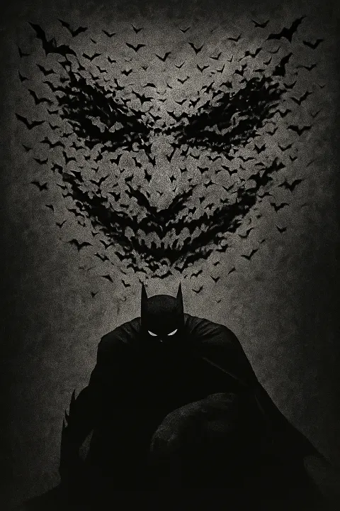 Joker Batman Silhouette Dark