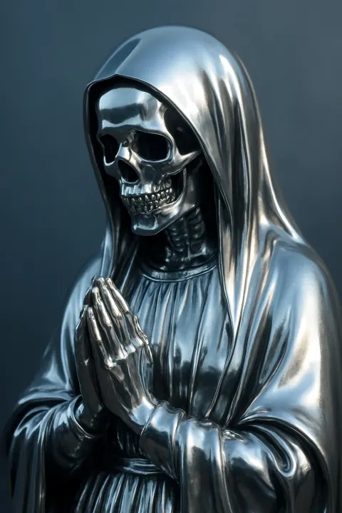 Virgin Mary Chrome Skeleton