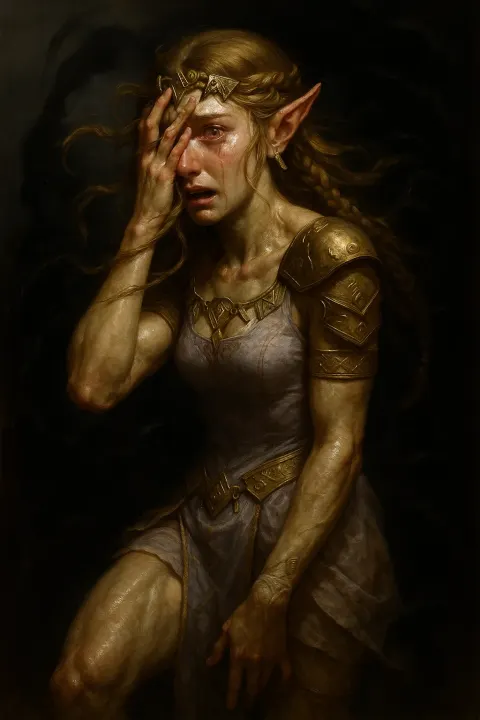 Princess Zelda Tears Portrait