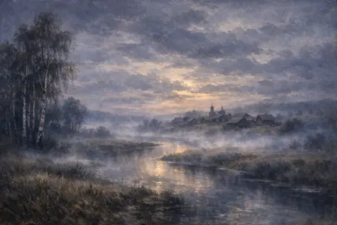 Russian River Twilight Village