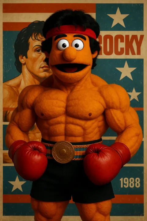 Muppet Boxer Rocky Parody 1980s