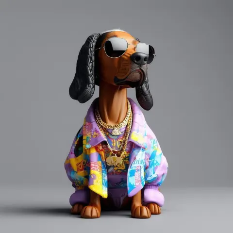 3D Dog Snooping on Snoop Dogg