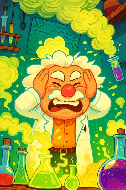 Mad Scientist Laboratory Explosion