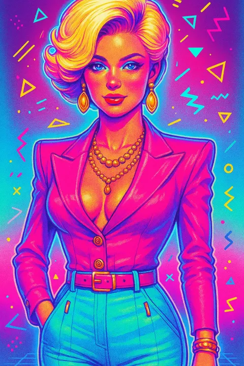 1980s Advertisement Platinum Blonde
