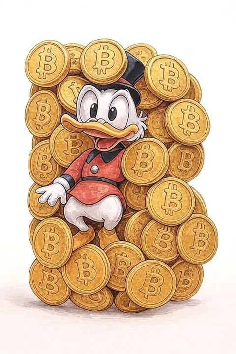 B for Bitcoin