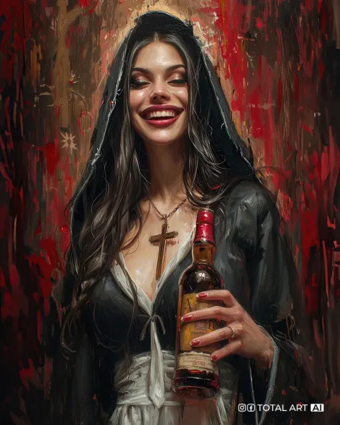 «Cheerful nun»