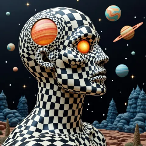 Medieval Op Art Space