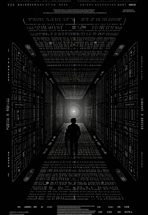 ASCII Space Odyssey Poster