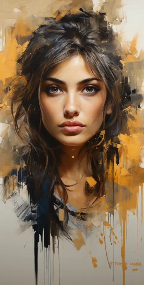 Mesopotamian Artist Portrait Painting