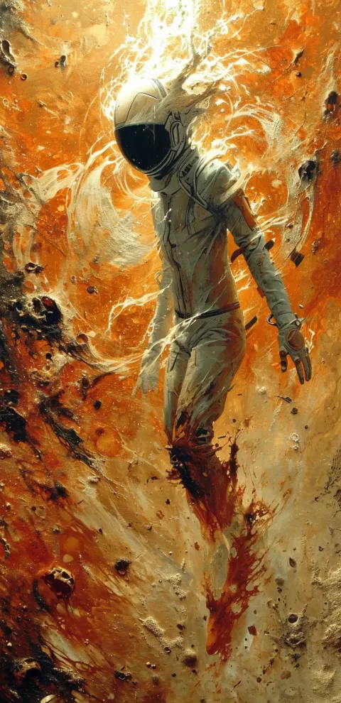Sci-Fi Woman Comic Art