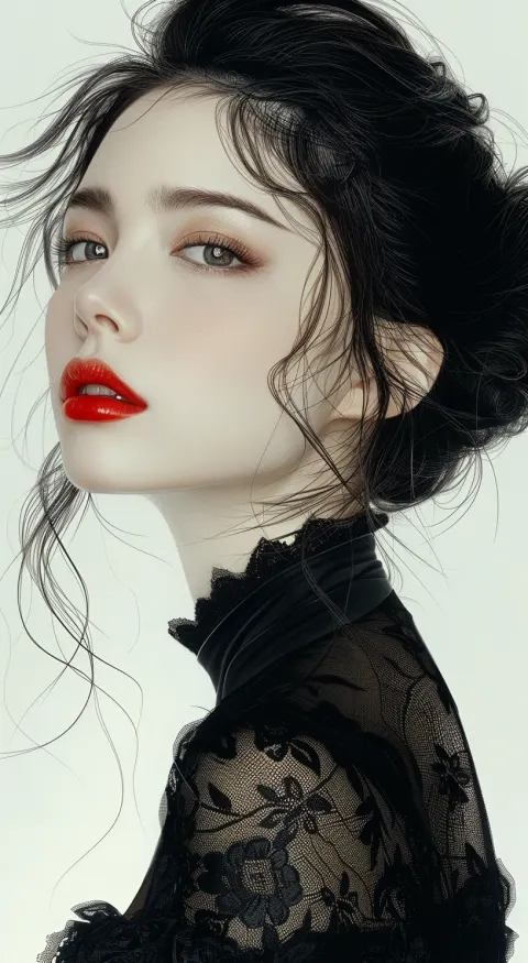 Chinese Ink Photographer Portrait