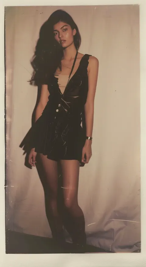 Female Model Polaroid Chanel