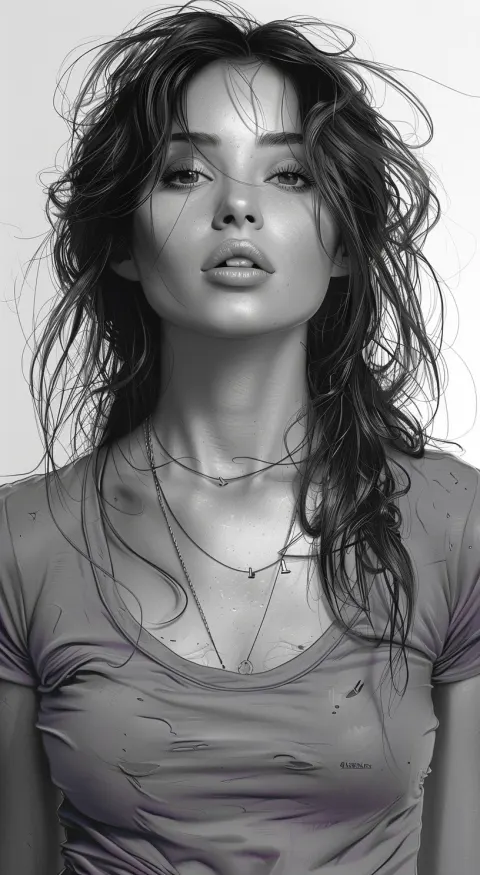 Woman Portrait Comic Art