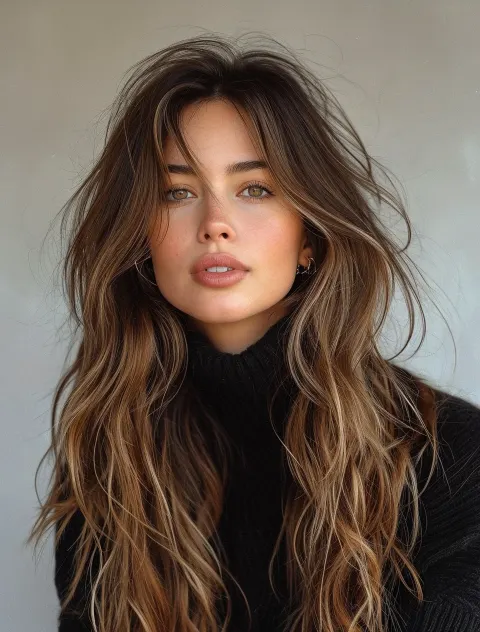 Young Woman Black Hair
