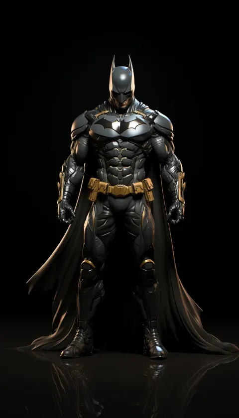 Batman Comic Book Dynamic Pose