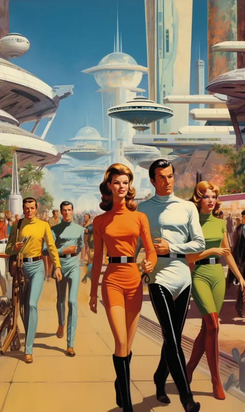 Futuristic City Star Trek