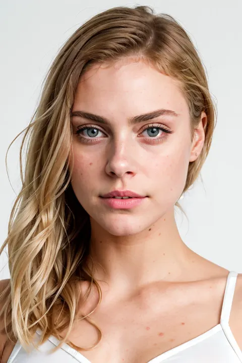 Woman Leotard Simple Portrait