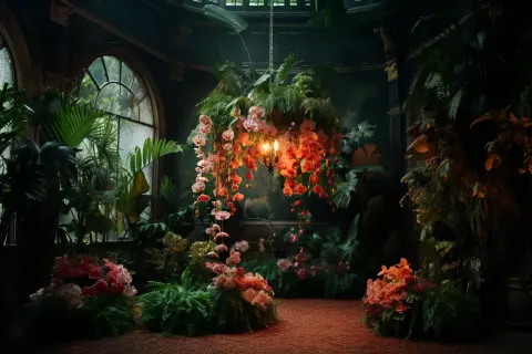 Lions Mane Chandelier