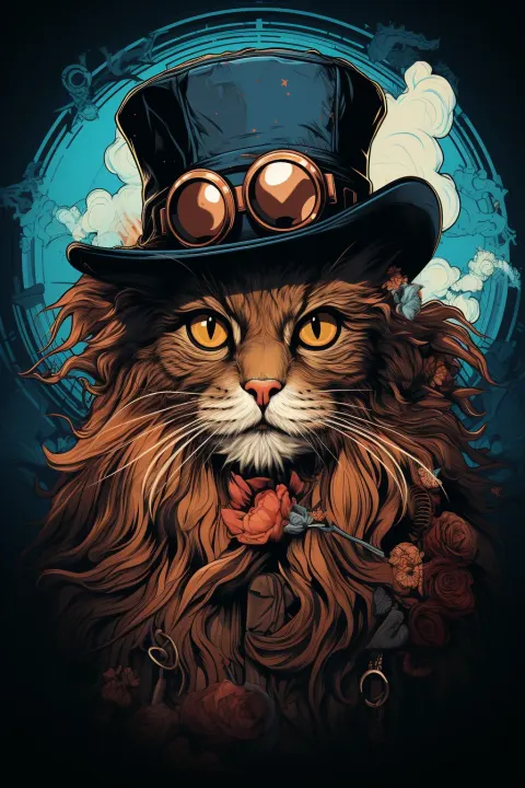 Portrait of a Gentleman Cat