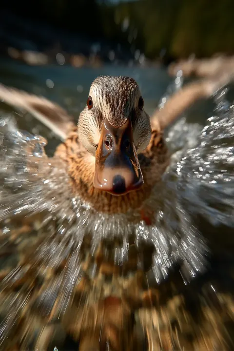 Duck Feet Fast Water