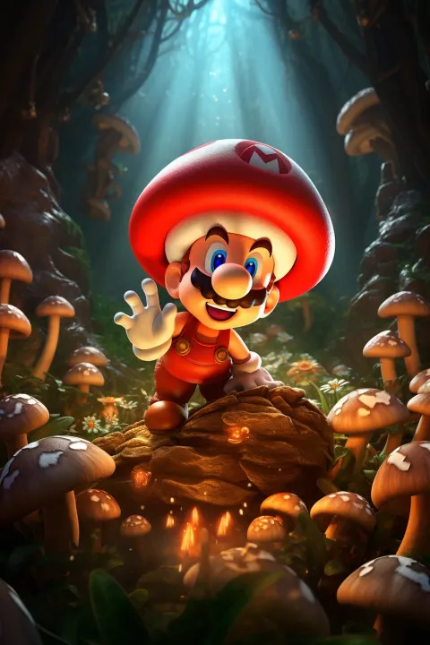 Super Mario Mushroom Forest
