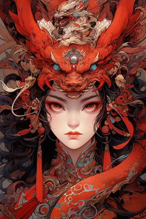 Game Character Dragon Makeup