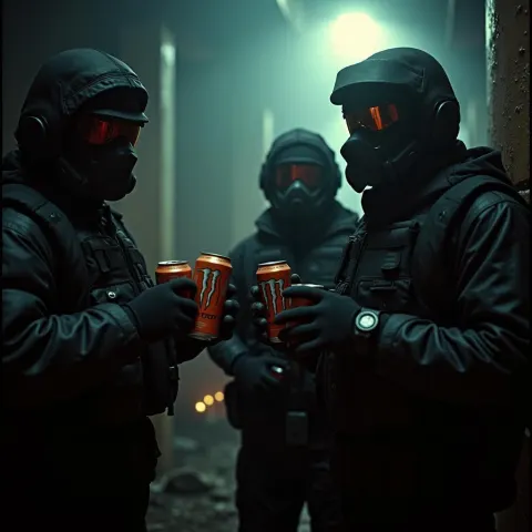 CSGO Characters With Energy Drinks on CineStill